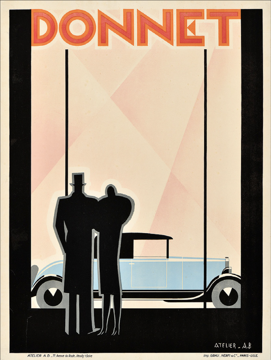 Affiche Donnet, Alexey Brodovitch, 1928